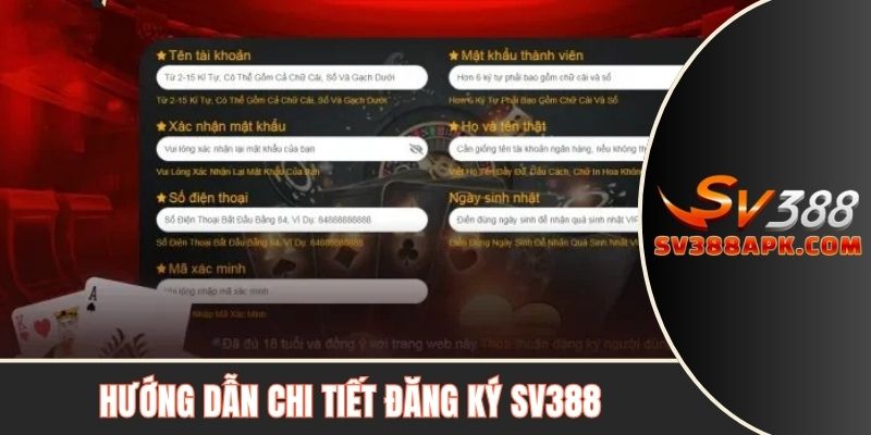 Hướng dẫn chi tiết đăng ký SV388